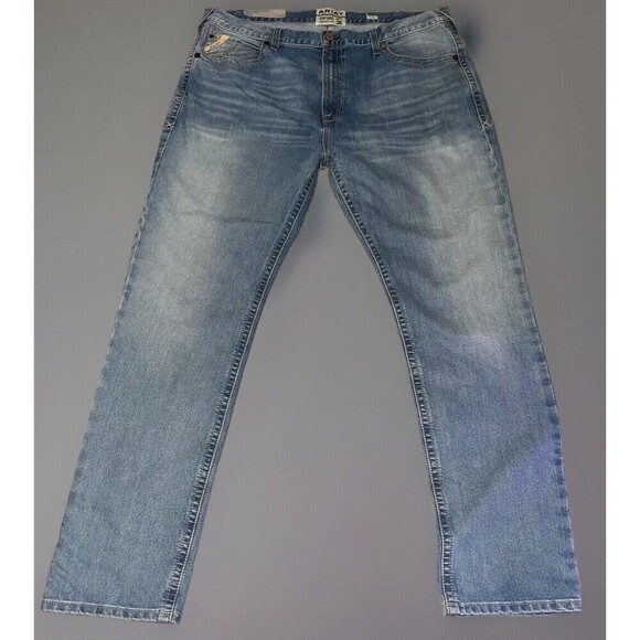 Ariat Men’s M1 Vintage Straight Leg Jean Size 44x36 Western Work Denim Lindo - Picture 1 of 16